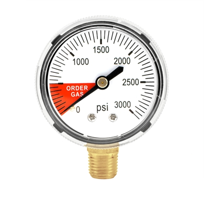 High Pressure Gauge  0-3000 PSI | Right