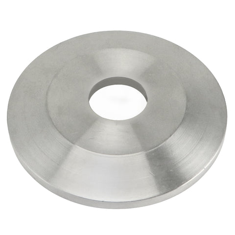 Stainless Steel TC Cap with 1/2” Center Cut Out - 1.5” TC