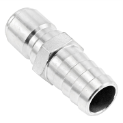 Stainless Steel Quick Disconnect Fitting - Male QD X 5/8" OD Barb