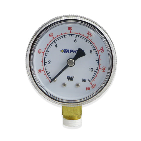 Low Pressure Gauge (160PSI RHT) #5605
