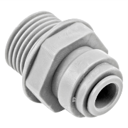 Monotight Food Grade Plastic (Push-In) Fitting - 1/2" Male NPT X 5/16" (8mm)