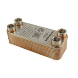 20 Plate Wort Chiller - B3-12A-20ST 1/2" Female NPT - Canadian Homebrewing Supplier - Free Shipping - Canuck Homebrew Supply