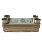 20 Plate Wort Chiller - B3-12A-20ST 3/4" Female NPT - Canadian Homebrewing Supplier - Free Shipping - Canuck Homebrew Supply