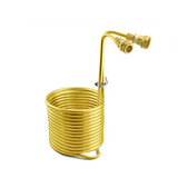 Compact Copper Immersion Wort Chiller - 25’ of 3/8”