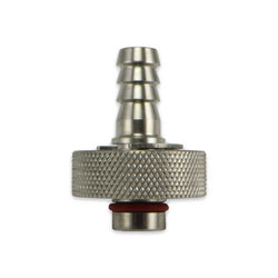 Ss Brewtech Hose Barb with Knurl - 3/8" Barb to 1/2" FPT Knurl