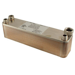 30 Plate Garden Hose Wort Chiller - 1/2" Male NPT - 12in - Canadian Homebrewing Supplier - Free Shipping - Canuck Homebrew Supply