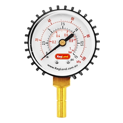 Duotight (Push-In) Pressure Gauge - 5/16" OD - 0-15 PSI