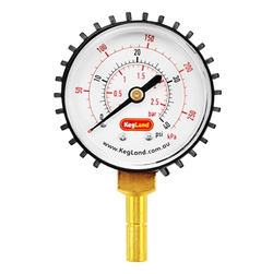 Duotight (Push-In) Pressure Gauge - 5/16" (8mm) - 0-40 PSI