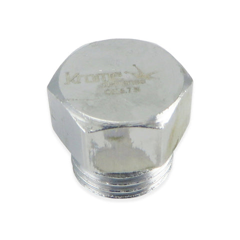 Chrome Plated Brass Plug - 1/4" Male NPT - Canadian Homebrewing Supplier - Free Shipping - Canuck Homebrew Supply