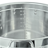 Stainless Steel Weldless Brew Kettle - 70L - Etched Volume Markings