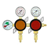 Taprite Double Primary High Pressure CO2 Regulator (100, 160, & 2000 PSI) 