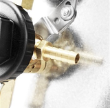 60 PSI Taprite Secondary Wall Mounting Quad Product Regulator w/ Beer Line Connectors