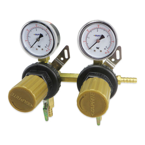 Dual Product Secondary CO2 Regulator (60PSI) #T1672ST - Canadian Homebrewing Supplier - Free Shipping - Canuck Homebrew Supply