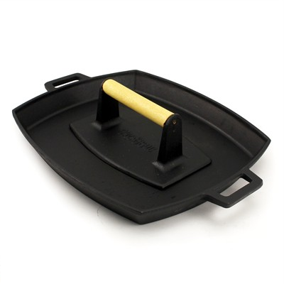 Cast Iron Bacon Press Set - Bayou Classic