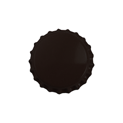Black Pry-Off Bottle Caps