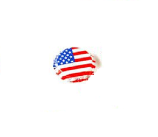 American Flag Bottle Caps - Approx. 100