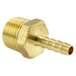 Brass Barb - 1/4" Male NPT to 1/4" Barb