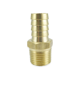 Brass Barbed Fitting - 1/2” Male NPT to 3/4” Barb