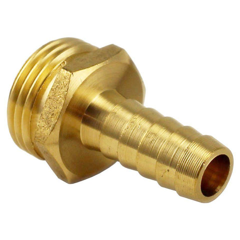 Garden Hose Fitting - Brass - 3/4" Male GH to 1/2" Barb - Canadian Homebrewing Supplier - Free Shipping - Canuck Homebrew Supply
