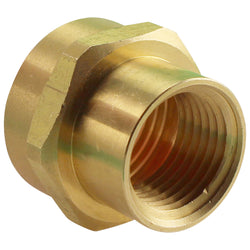 Brass Garden Hose Adapter - 3/4" Female Garden Hose to 1/2"Female NPT