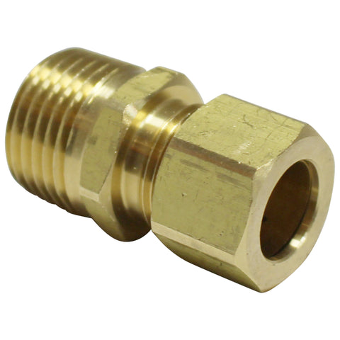 1/2" Brass Compression Fitting - 1/2" Male NPT