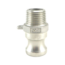 Camlock - Stainless Steel Type F - Male Camlock x 1/2" Male NPT