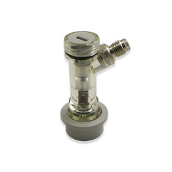 Ball Lock Gas Disconnect with Check Valve - 1/4" MFL