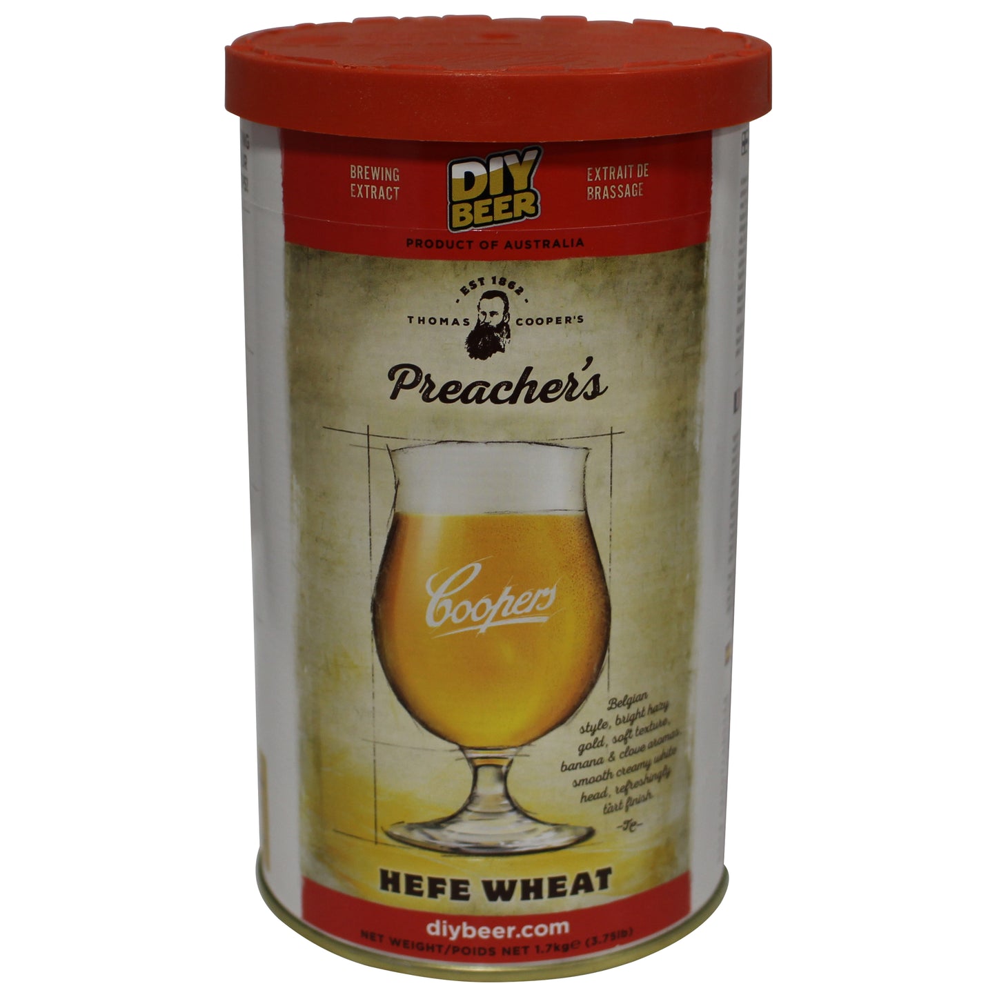 Coopers Beer Kit - Hefe Wheat - 1.7kg