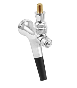 Chrome Plated Brass Self-Closing Beer Faucet With ABS Spout