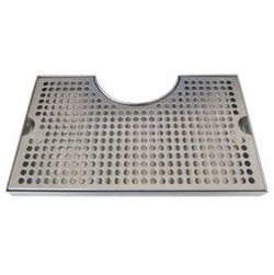 Countertop Cut-Out Drip Tray - 12" x 7" x 3/4"