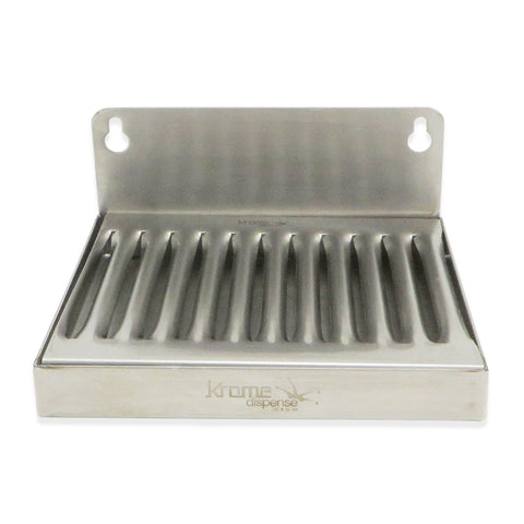 Stainless Steel Wall Mounted Drip Tray - 6" x 4.5" x 3/4"