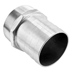 Stainless Steel Fitting - 4" Male NPT X 4" OD Barb