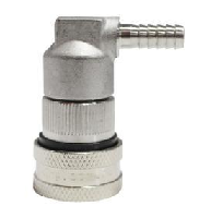 Stainless Steel Ball Lock Liquid Disconnect - Barbed