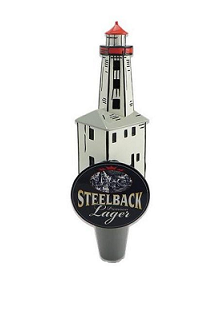 Steelback Lighthouse Tap Handle - Lager