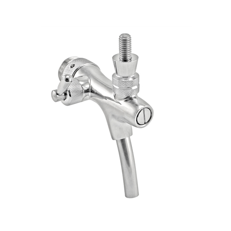Micro Matic Stainless Steel Self Closing Flow Control Faucet [4933-FC-SS]