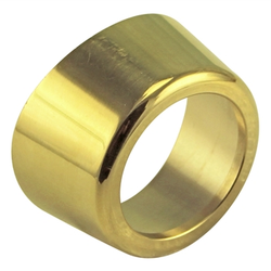 Micro Matic Polished Brass Flange for 3" Draft Beer Tower