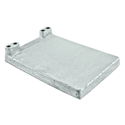 Micro Matic Cast Aluminum 2 Line Cold Plate - 12" X 8"