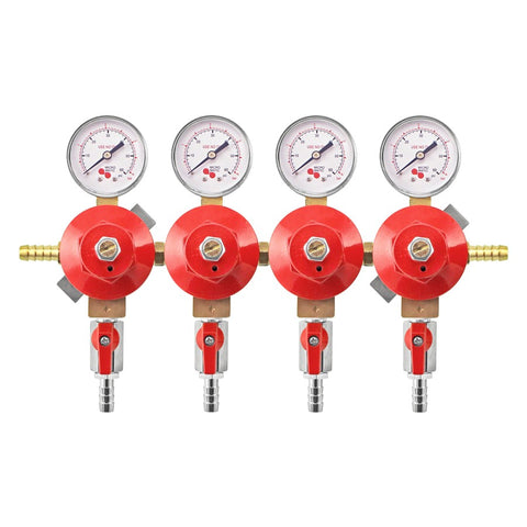 Micro Matic Secondary Quadruple CO2 Regulator (60 PSI) [8044]