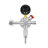 Micro Matic Primary Add-On Co2 Regulator (60 PSI) - Premium Plus Series - Back View