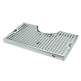 Micro Matic Stainless Steel Cut-Out With Drain Drip Tray - 12" X 7" X 3/4" [DP-920D]
