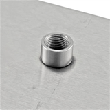 Micro Matic Stainless Steel Surface Mount With Drain Drip Tray - 12" X 8" X 3/4" [DP-820D-12] - Drain
