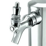 Micro Matic Stainless Steel 2.5" Beer Tower - Faucet