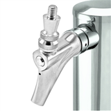 Micro Matic Stainless Steel Beer Tower - Single Faucet - Glycol Lines - Faucet