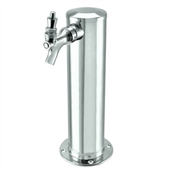 Micro Matic Stainless Steel Beer Tower - Single Faucet