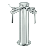 Micro Matic Stainless Steel Wine Tower - Double Faucet [D4743DT-W]