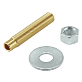  45" x 5"x 3/4" Stainless Steel Surface Mount Spray Glass Rinser with Drain Drip Tray
