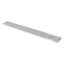 Mount Spray Glass Rinser with Drain Drip Tray - 45"x5"x3/4"