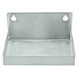 Micro Matic Stainless Steel Wall Mount Drip Tray - 6" X 4" X 1" - without Grill