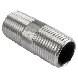 Stainless Steel Nipple - 1/2" Male NPT - 2" Long