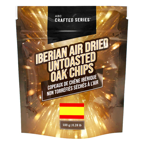 ABC Crafted Series Oak Chips - Iberian Air Dried Untoasted (3.5 oz)